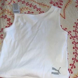 White puma unique top size small great condition